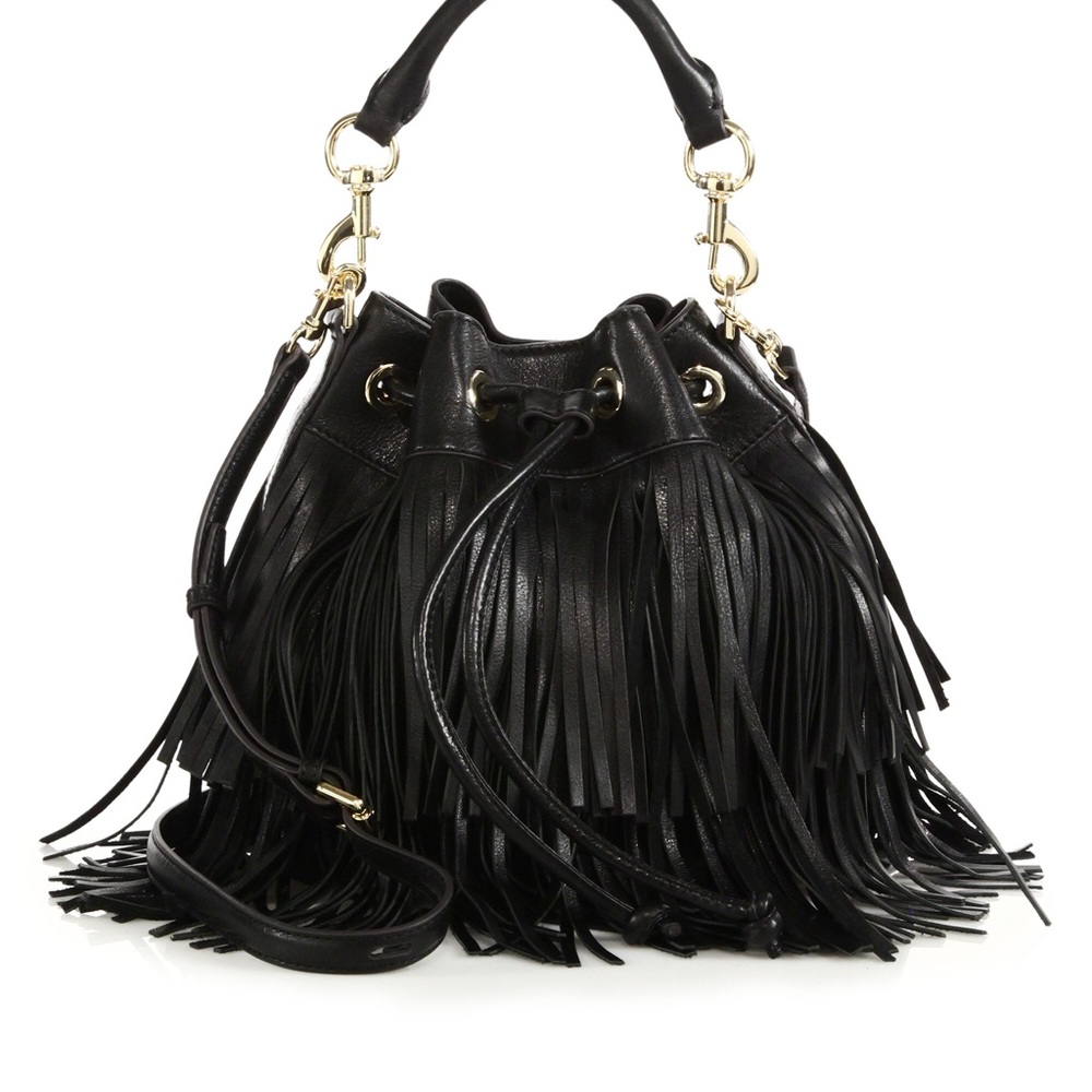 🎀Rebecca Minkoff Fiona Fringe Bucket Bag🎀